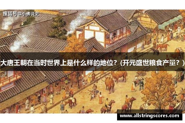 大唐王朝在当时世界上是什么样的地位？(开元盛世粮食产量？)